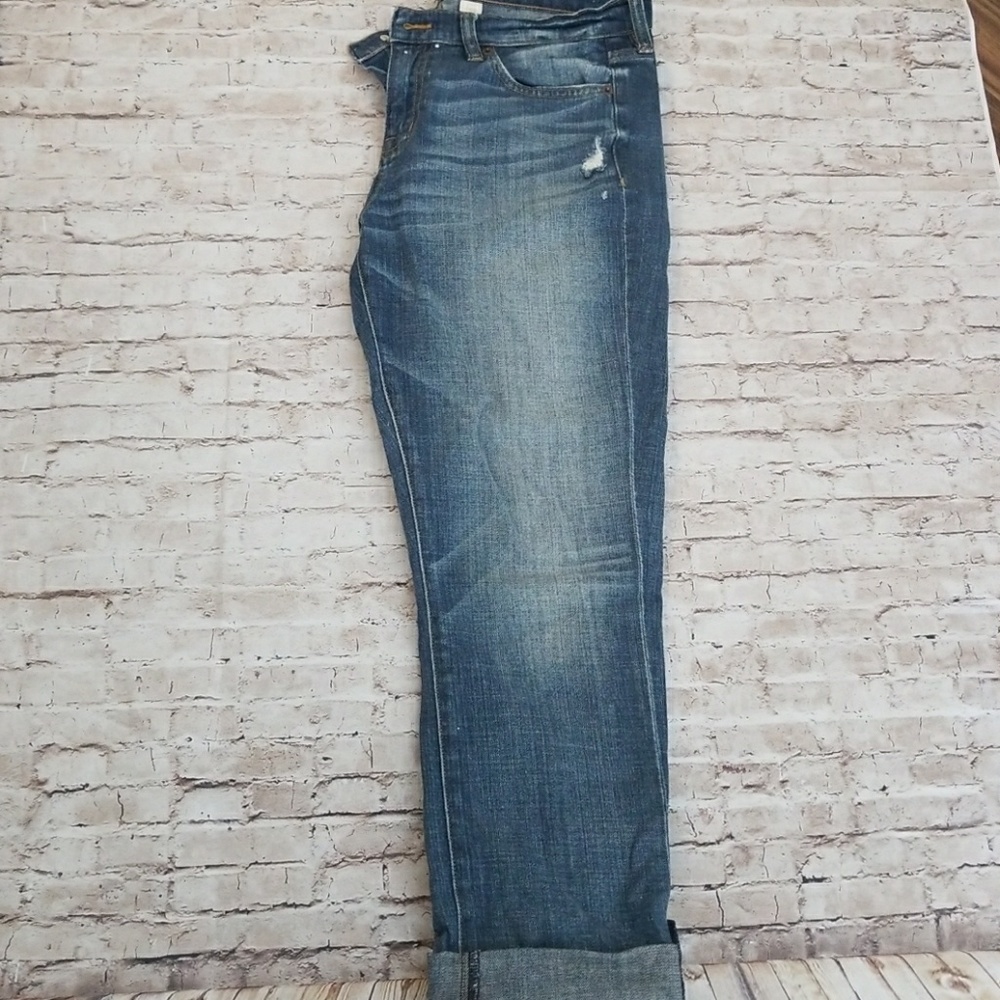 Crop boyfriend jeans